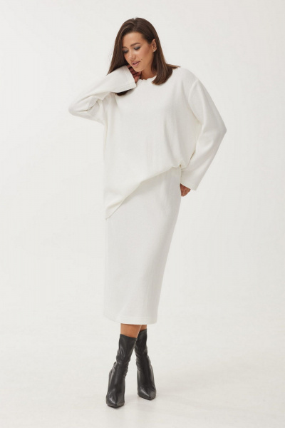 Юбка T.N.D М340 молочный - фото 1