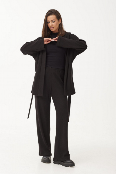 Кардиган T.N.D М132 черный - фото 4