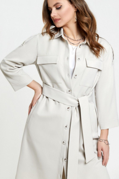 Блуза, брюки TEZA 2393 светло-бежевый - фото 2