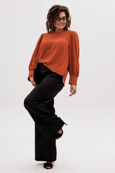 Блуза Anelli 1717 осенний_клен - фото 2