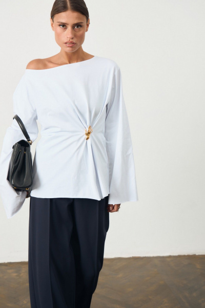 Лонгслив ATTIKA А3429 белый - фото 3