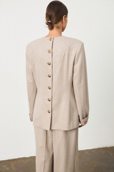 Брюки, жакет ATTIKA А3431-2 бежевый - фото 4