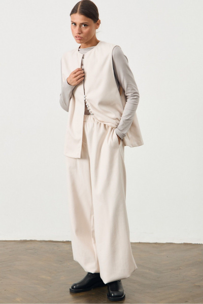 Брюки, жилет ATTIKA А3437 бежевый - фото 1