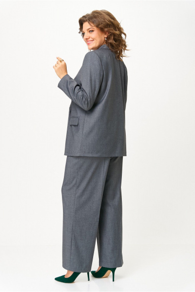 Брюки, жакет, топ БАГРЯНИЦА 5095 графит - фото 5