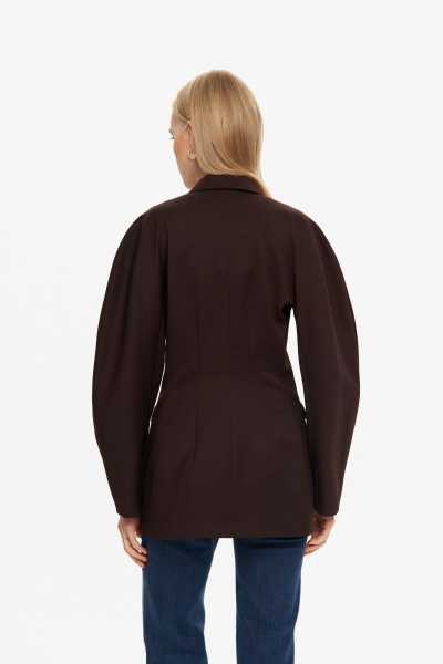 Жакет THE VERY 2433 горький-шоколад - фото 2