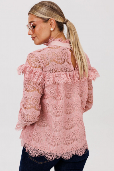 Блуза Anelli 1689 розовый_алмаз - фото 6
