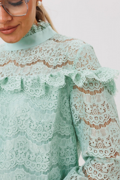 Блуза Anelli 1689 мятный_нефрит - фото 5