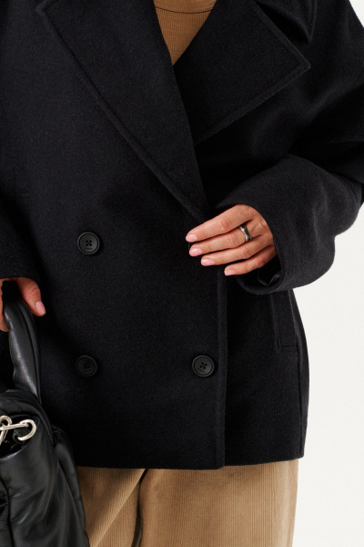 Полупальто ELLETTO 3891 черный - фото 7