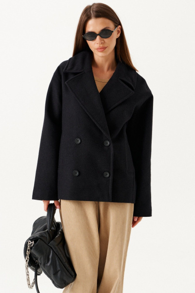 Полупальто ELLETTO 3891 черный - фото 5