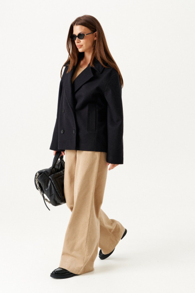 Полупальто ELLETTO 3891 черный - фото 4