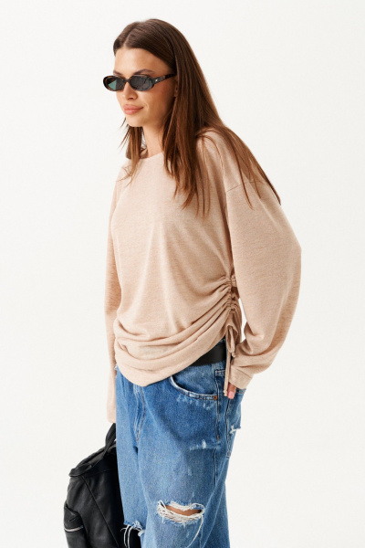 Джемпер ELLETTO 3899 бежевый - фото 5