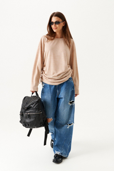 Джемпер ELLETTO 3899 бежевый - фото 1