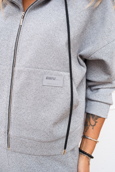 Брюки, толстовка AMUARt 1082 серый - фото 7