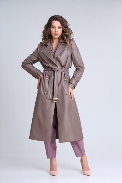 Плащ SandyNa 13962 лиловый - фото 1