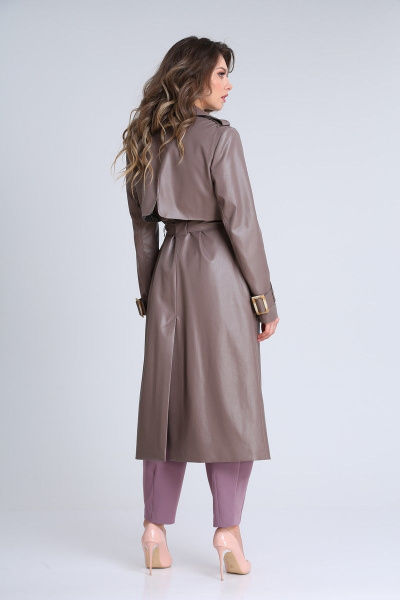 Плащ SandyNa 13962 лиловый - фото 7