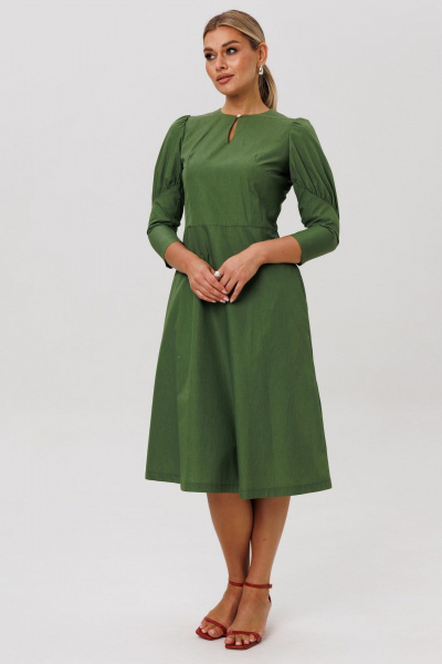 Платье Anelli 1647 дартмутский_зеленый - фото 9