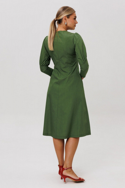 Платье Anelli 1647 дартмутский_зеленый - фото 7