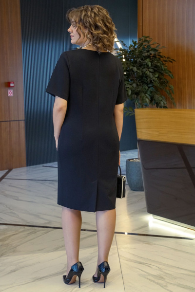 Жакет, платье Alani Collection 2440 черный - фото 5