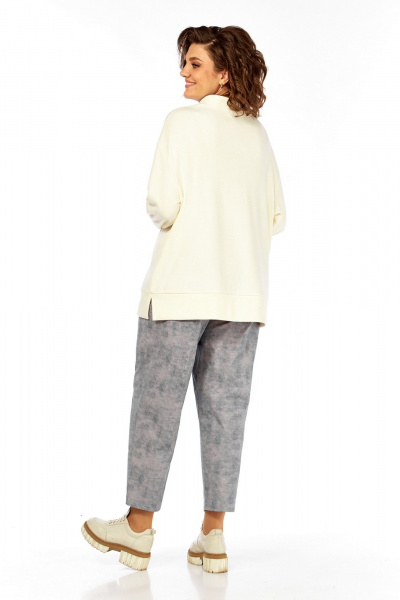 Брюки, джемпер Jurimex 3394 молоко-джинс - фото 8