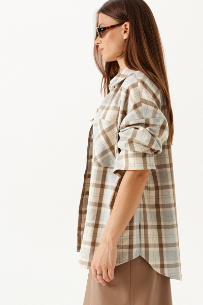 Блуза ELLETTO 3915 молочный - фото 4