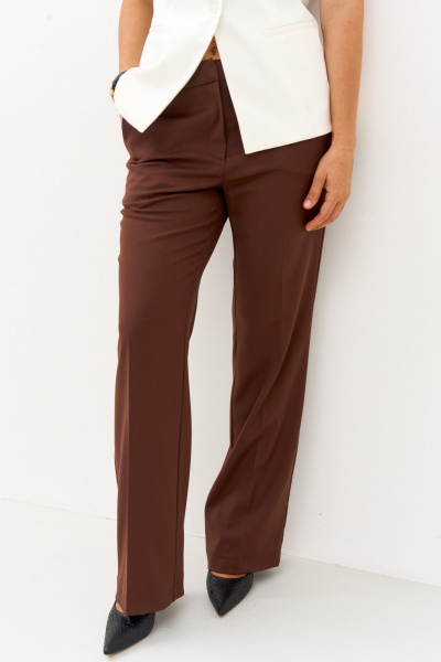 Брюки FAMA 24108 коричневый - фото 2