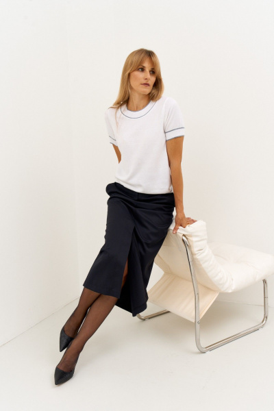 Юбка FAMA 24111-1 чёрный - фото 9