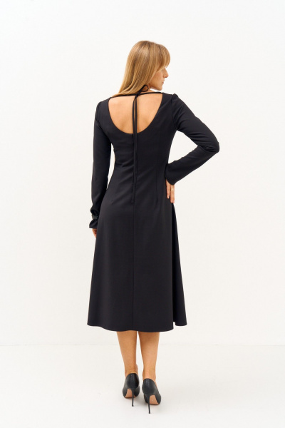 Платье FAMA 24113-1 чёрный - фото 5