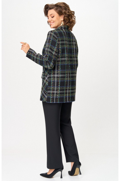 Жакет БелЭльСтиль 762-3_24_22 черный твид - фото 5
