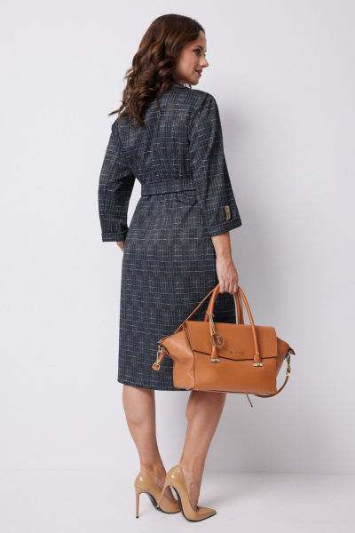 Платье Твой имидж 2237 синий - фото 6