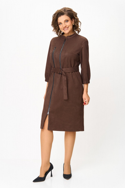 Платье, рубашка Bonna Image 861/2 коричневый - фото 1