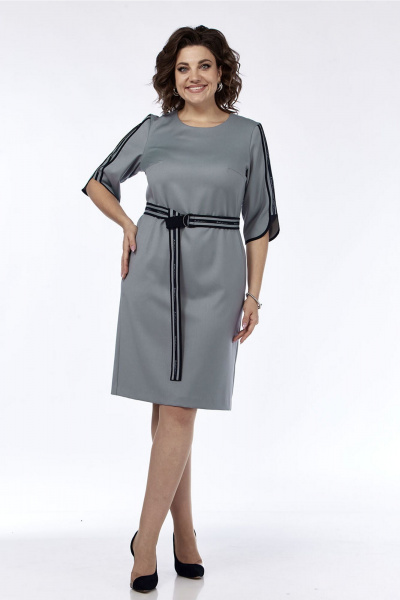 Платье Lady Style Classic 2894 серый_тон - фото 2
