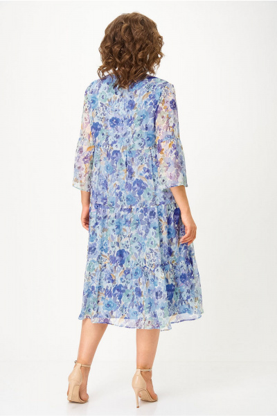 Платье Lady Style Classic 3007 синий_тон - фото 4