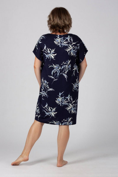 Туника Belarusachka С3791 хризантема/неви - фото 2