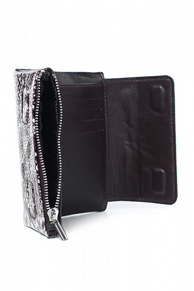 Портмоне Galanteya 9725.25с1914к45 ч.бел/коричн - фото 4