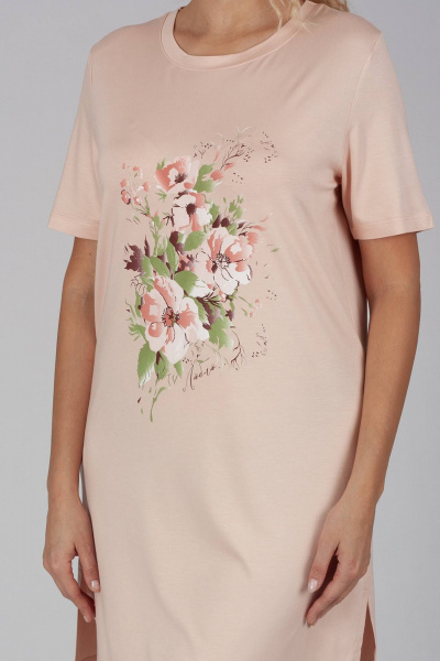 Сорочка Belarusachka С3785В пудра - фото 3