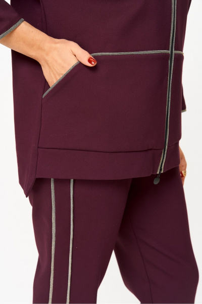 Брюки, бомбер DaLi 5730.2 баклажан - фото 6