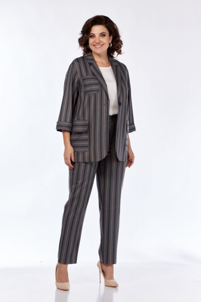 Блуза, брюки, жакет Lady Style Classic 2336 хаки - фото 2