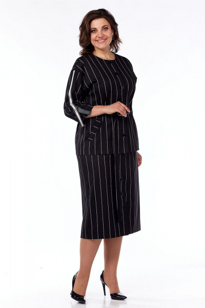 Брюки, жакет Lady Style Classic 2752 черный - фото 2