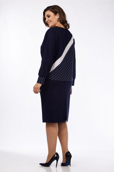 Туника, юбка Lady Style Classic 2663 темно-синий - фото 3