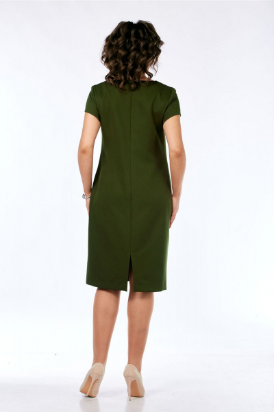 Жакет, платье Lady Style Classic 2665 зеленый - фото 7