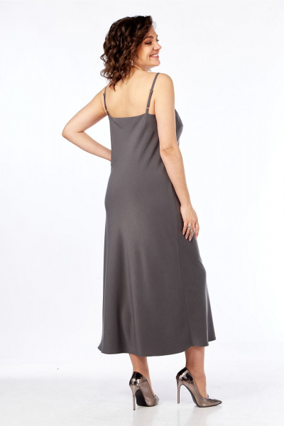 Жакет, платье Lady Style Classic 3029 кофейный - фото 7