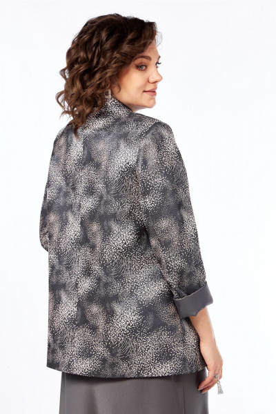 Жакет, платье Lady Style Classic 3029 кофейный - фото 5