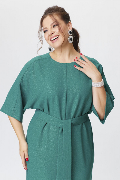 Платье Lady Style Classic 2882 зеленый - фото 3