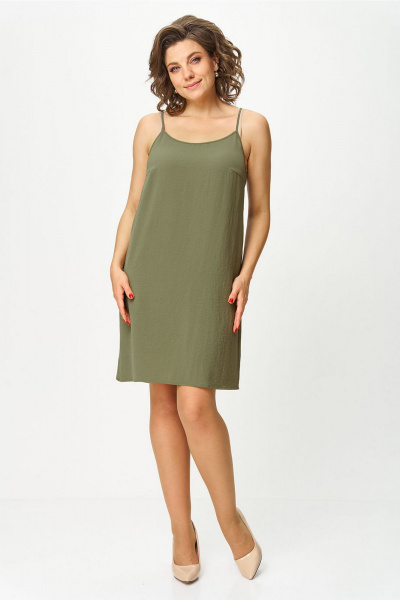 Платье Lady Style Classic 1961/2 хаки - фото 5