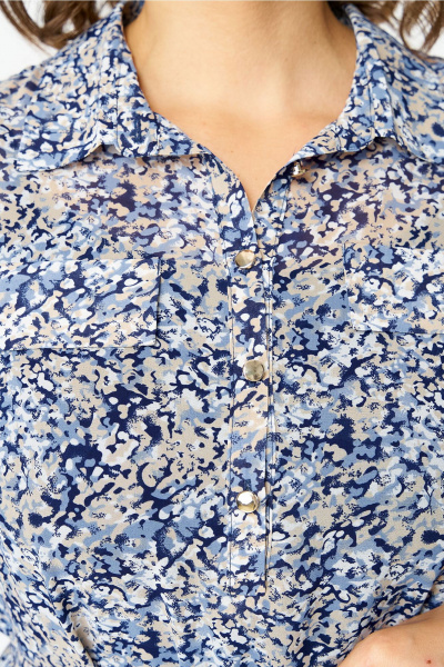 Платье Lady Style Classic 1861/6 синий - фото 6