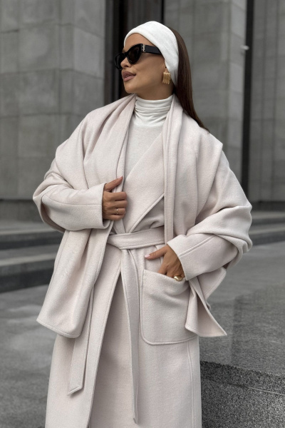 Шарф DAVA 9000 жемчужный - фото 3