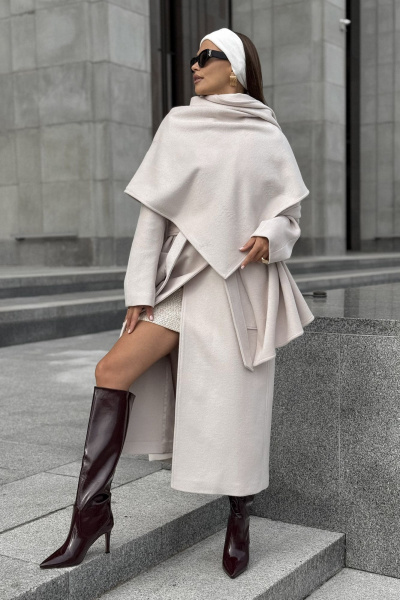 Шарф DAVA 9000 жемчужный - фото 1