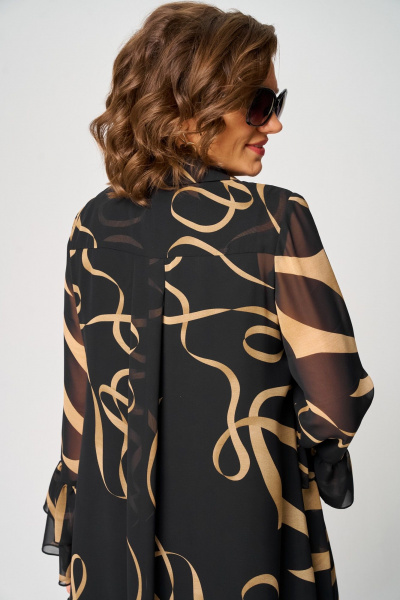 Платье EVA GRANT 7122 принт_ленты - фото 12