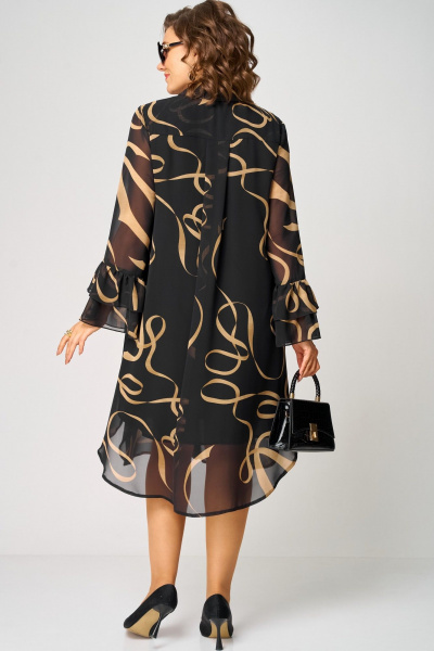 Платье EVA GRANT 7122 принт_ленты - фото 6