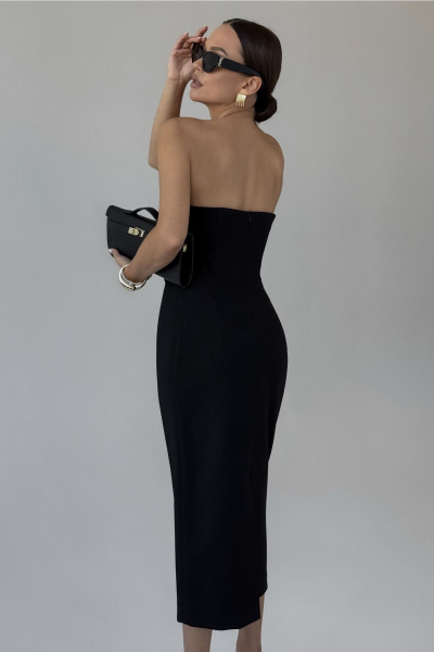 Платье DAVA 1221 черный - фото 3